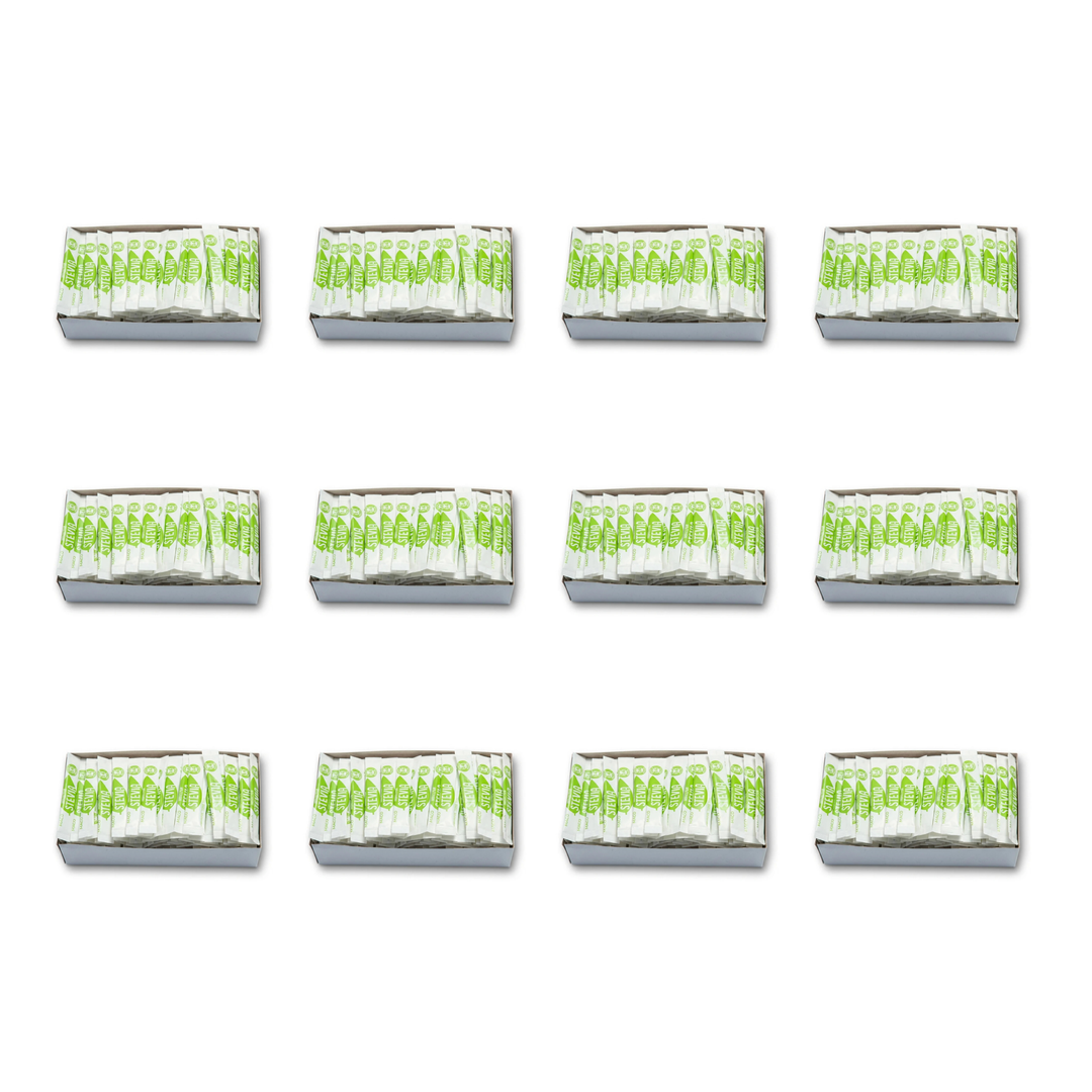 Pachetul 9+3 — 12 Cutii Îndulcitor Stevia Maco Plicuri 1g (2400 Plicuri), 3 Cutii Gratuite
